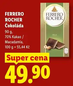 Lidl Ferrero Rocher Čokoláda nabídka