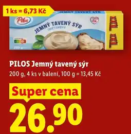 Lidl Pilos jemný tavený sýr smetanový nabídka
