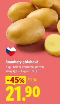 Lidl Brambory přílohouvé nabídka