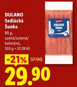 Lidl Dulano sedlácká šunka nabídka