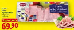 Lidl Le & Co šunka nejvyšší jakosti nabídka