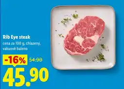 Lidl Rib Eye steak nabídka