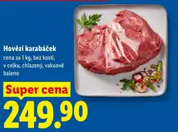 Lidl Hovězí karabáček nabídka