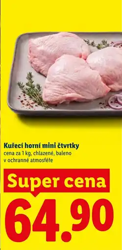 Lidl Kuřecí horní mini čtvrtky nabídka