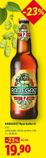 Lidl Radegast Ryze hořká 12 nabídka