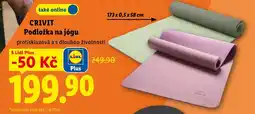 Lidl Crivit podložka na jógu nabídka