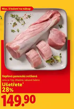 Lidl Vepřová panenská svíčková nabídka