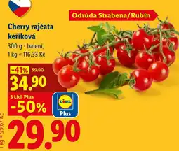 Lidl Lidl Plus Cherry rajčata keříková nabídka