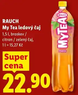 Lidl Rauch my tea ledový čaj broskev / citron / zelený čaj nabídka