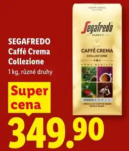 Lidl Segafredo Caffé Crema Collezione nabídka