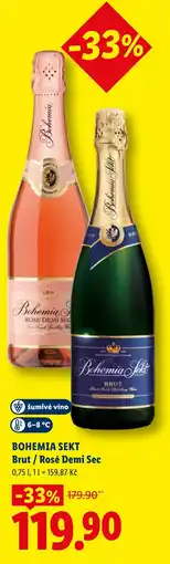 Lidl Bohemia Sekt Brut / Rosé Demi Sec nabídka