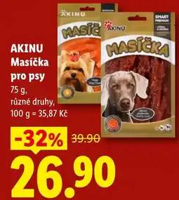 Lidl Akinu masička pro psy nabídka