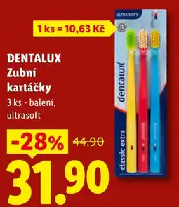 Lidl Dentalux zubní kartáčky nabídka