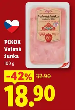 Lidl Pikok vařená šunka nabídka