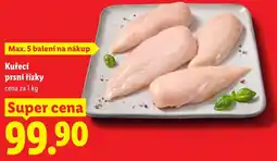 Lidl Kuřecí prsní řízky nabídka
