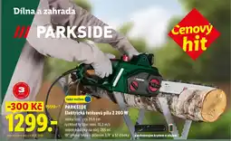 Lidl Parkside elektrická řetězová pila 2 200 W nabídka
