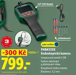 Lidl Parkside endoskopická kamera nabídka
