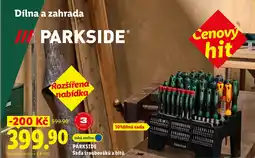Lidl Parkside sada šroubováků a bitů nabídka