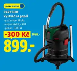 Lidl Parkside Vysavač na popel nabídka