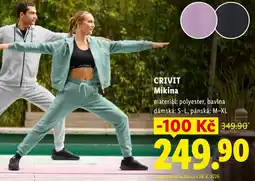 Lidl Crivit mikina nabídka