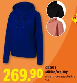 Lidl Crivit mikina/tepláky nabídka