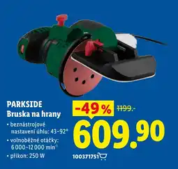 Lidl Parkside bruska na hrany nabídka