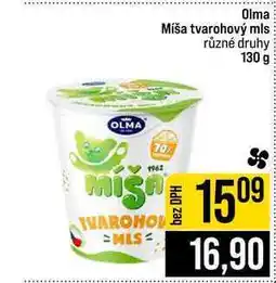 Jip Olma Míša tvarohový mis různé druhy nabídka