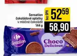 Jip Sensation čokoládové oplatky v mléčné čokoládě Sensation nabídka