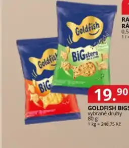 Potraviny CZ Goldfish Bigsters vybrané druhy nabídka