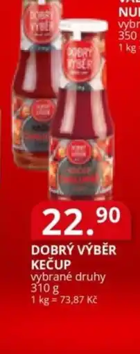 Potraviny CZ Dobrý výběr kečup nabídka