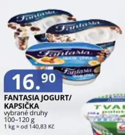 Potraviny CZ Fantasia jogurt/kapsička nabídka