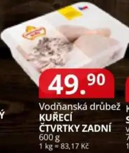 Potraviny CZ Vodňanská drůbež kuřecí čtvrtky zadní nabídka