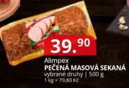 Potraviny CZ Alimpex pečená masová sekaná nabídka