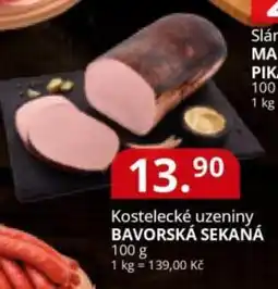 Potraviny CZ Kostelecké uzeniny bavorská sekaná nabídka