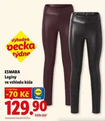 ESMARA Legíny ve vzhledu kůže