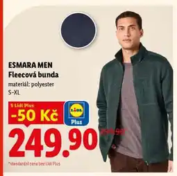 Lidl ESMARA MEN Fleeceová bunda nabídka