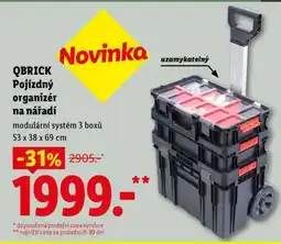 Lidl QBRICK Pojízdný organizér na nářadí nabídka