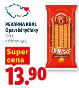 Lidl PEKÁRNA KRÁL Opavské tyčinky nabídka
