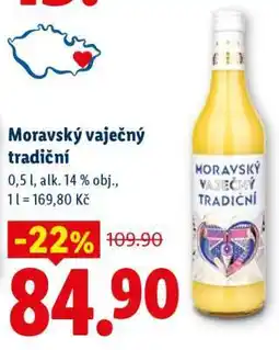 Lidl MORAVSKÝ VAJEČNÝ TRADIČNÍ nabídka