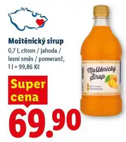 Lidl MOŠTĚNICKÝ SIRUP nabídka