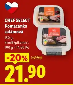 Lidl CHEF SELECT Pomazánka salámová nabídka