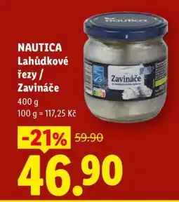 Lidl NAUTICA Lahůdkové řezy / Zavináče nabídka