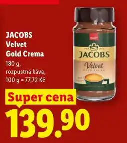 Lidl JACOBS VELVET GOLD CREMA nabídka