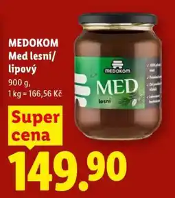 Lidl MEDOKOM Med lesní/lipový nabídka