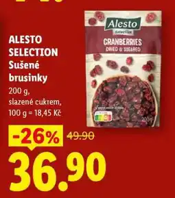 Lidl ALESTO SELECTION Sušené brusinky nabídka