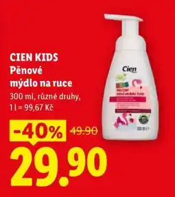 Lidl CIEN KIDS Pěnové mýdlo na ruce nabídka