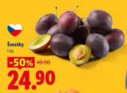 Lidl Švestky nabídka