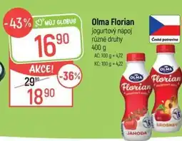 Globus Olma Florian jogurtový nápoj nabídka