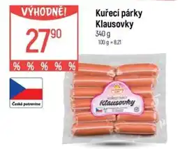 Globus Klausovky kuřecí párky nabídka