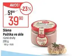 Globus Sláma Paštika ve skle nabídka